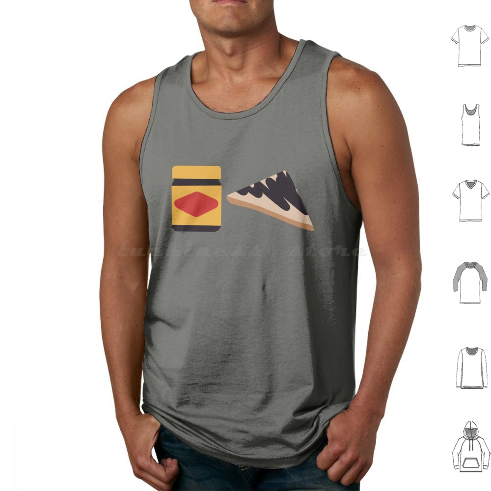Yummy Food Snacks - Aussie Sandwich Tank Tops Print Cotton