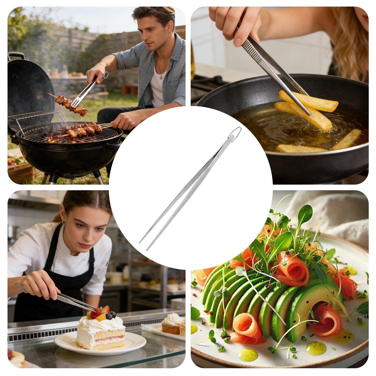 Cooking Tongs Tweezers Food To - Food Snacks Restaurant 评论和价格