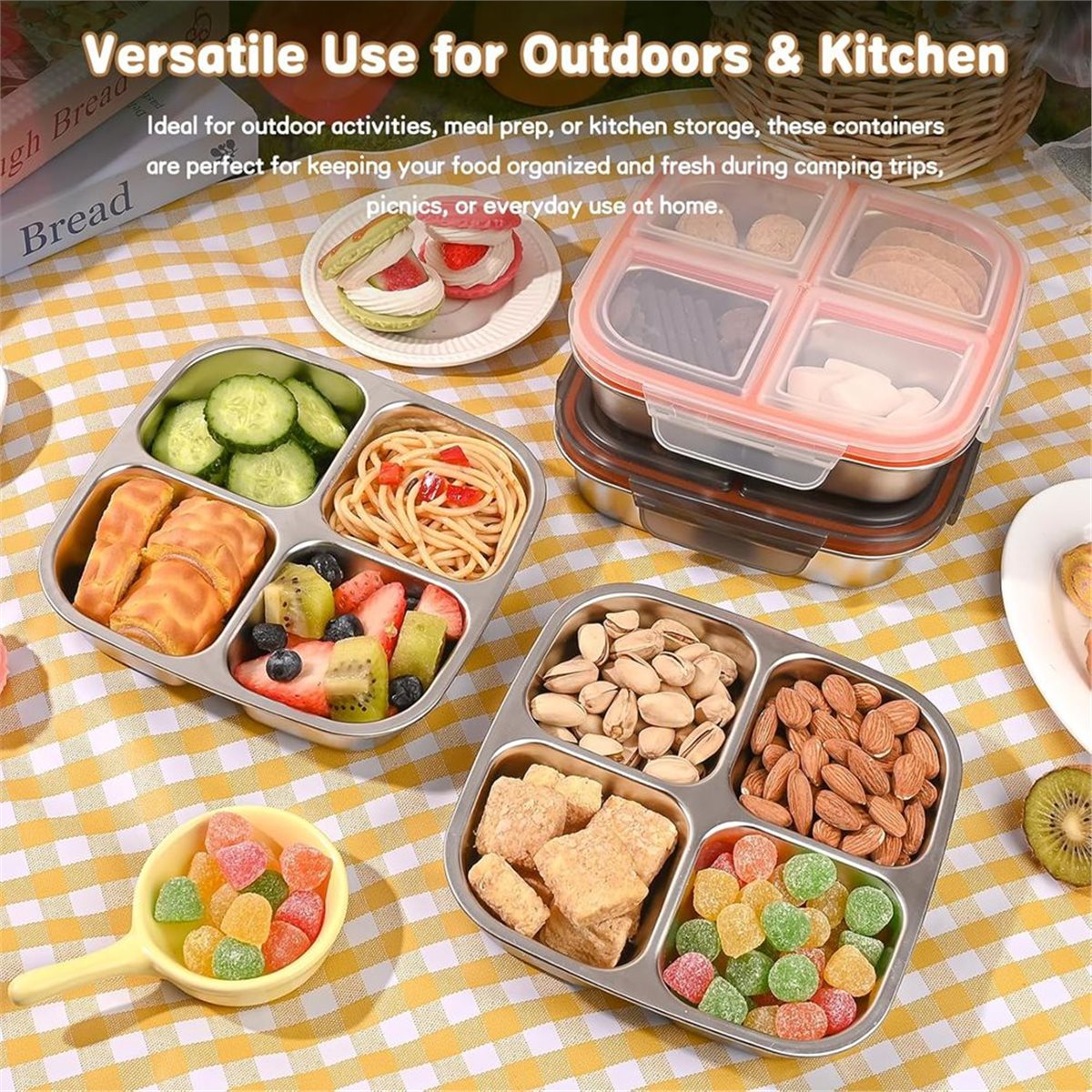 【TODAY-BUY】~@ 2 Pack Stainless - Food Snacks To Buy 评论和价格
