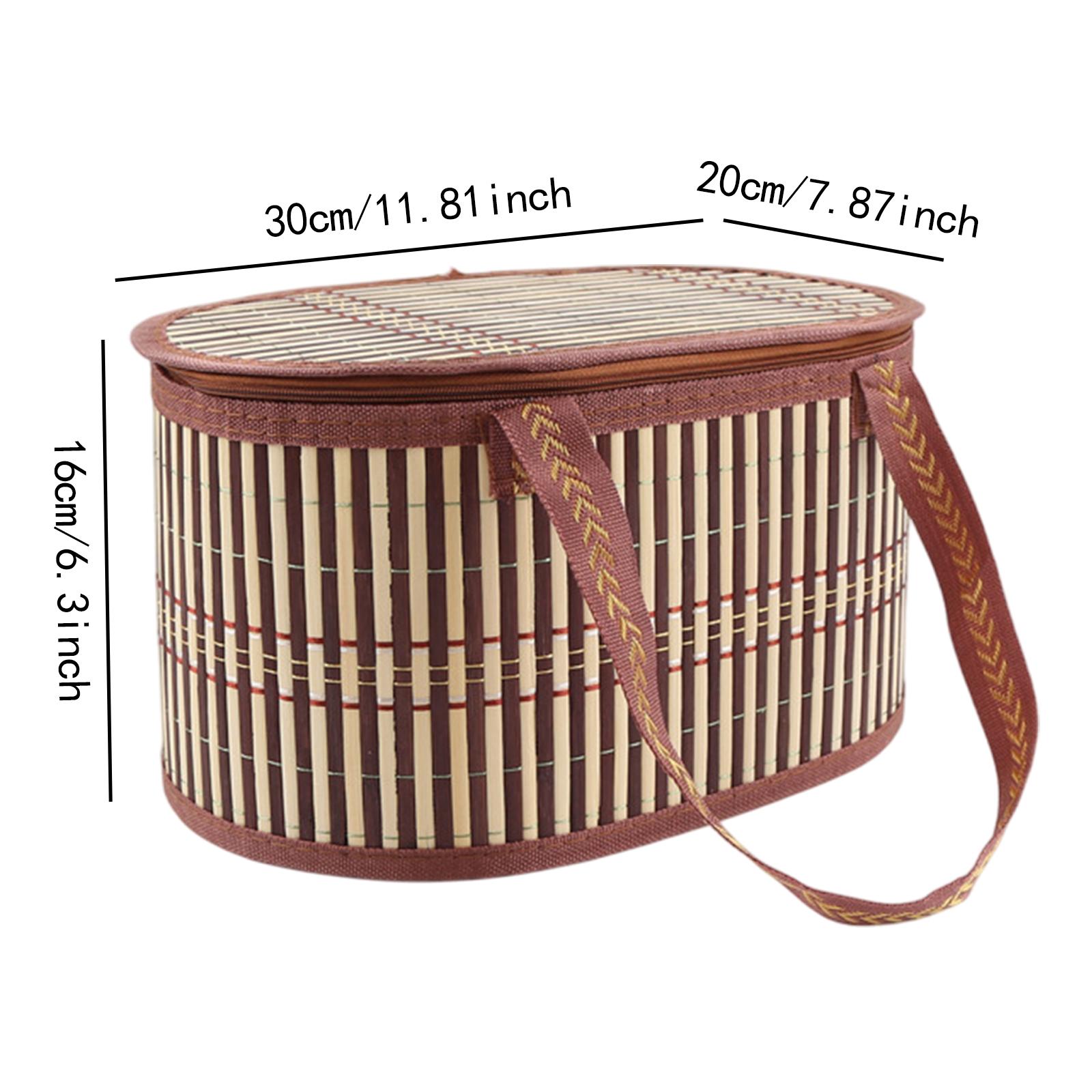 Bamboo Basket Foldable Food Co - Snacks Food Gift Baskets 评论和价格