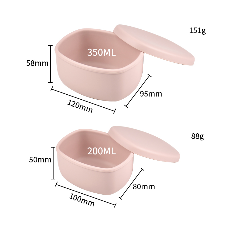 2-Pack 350ml + 200ml Silicone  - Food Snacks Name 评论和价格