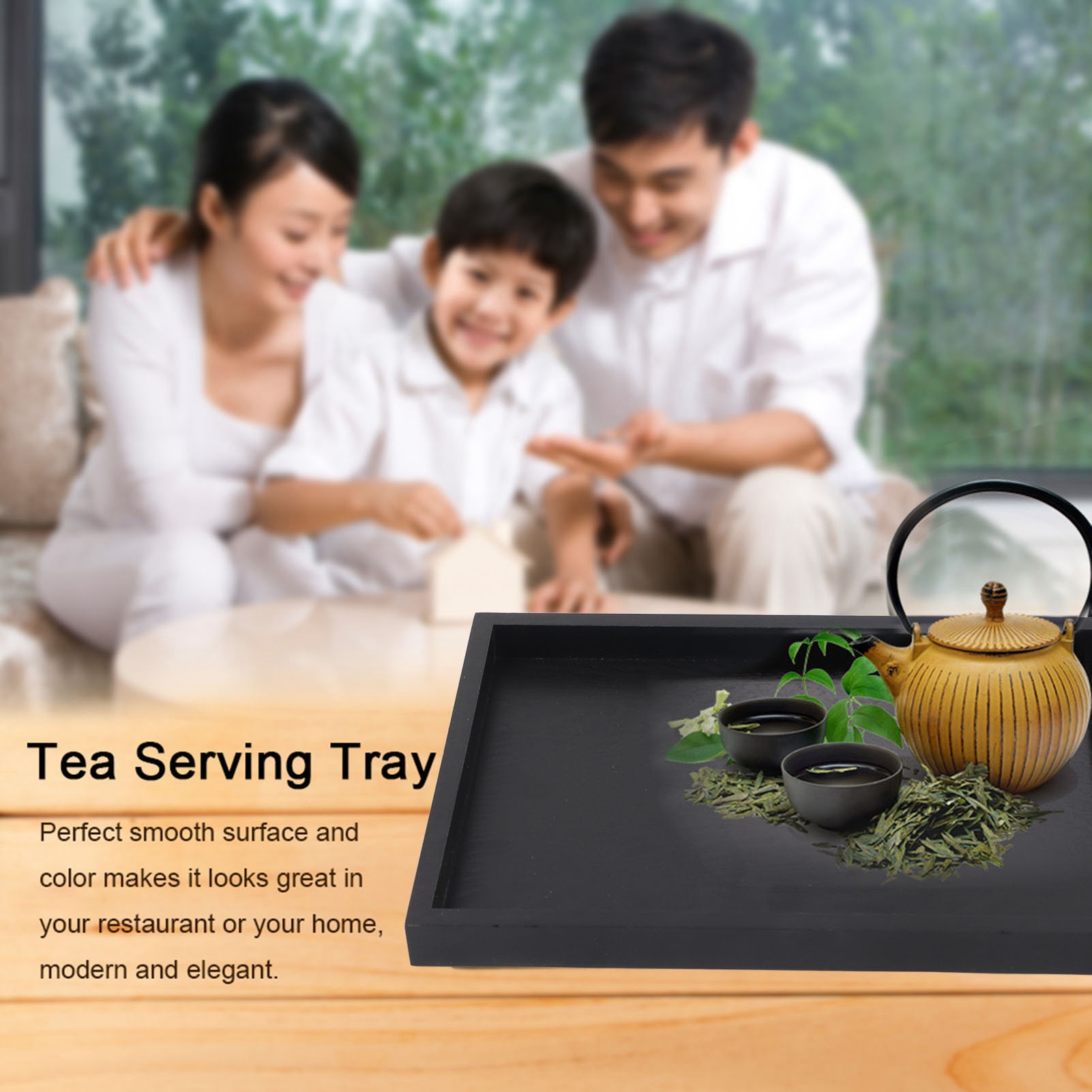 Rectangle Shape Wood Tea Coffe - Food Snacks Restaurant 评论和价格