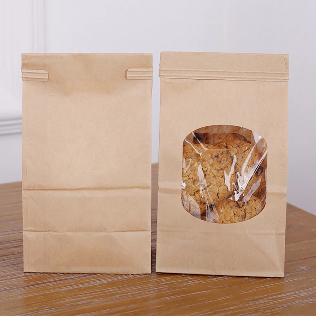 10Pcs Bakery Bags, Window Seal - Food Snacks For School 评论和价格