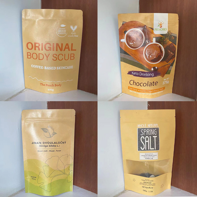 Custom LOGO Brown Kraft Paper  - Food Snacks Logos 评论和价格