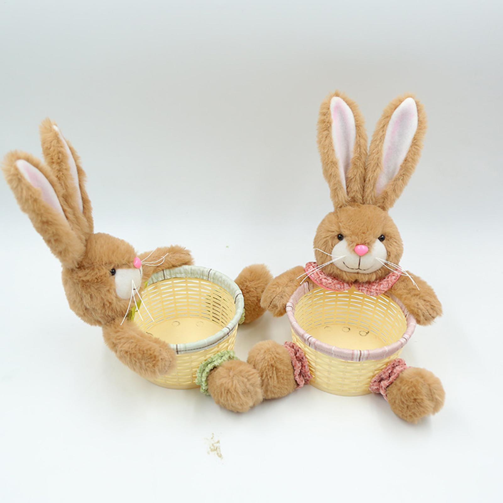 Easter Bunny Basket Rabbits Sh - Snacks Food Gift Baskets 评论和价格