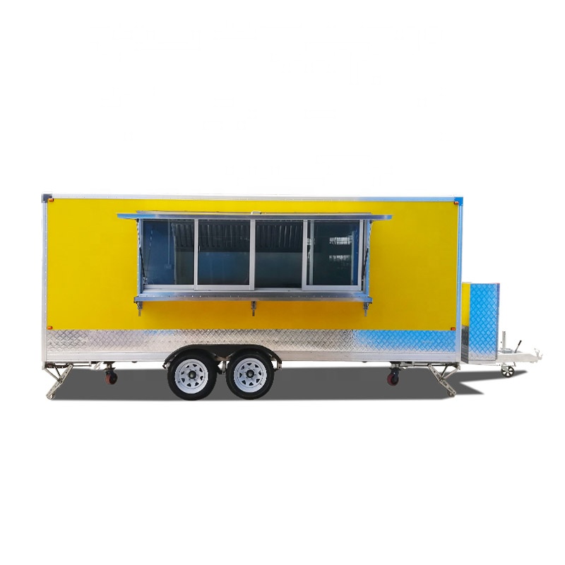 Square Type Food Trailer Custo - Food Energy Snacks 评论和价格