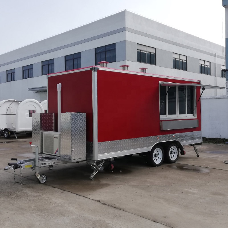 Square Type Food Trailer Custo - Food Energy Snacks 评论和价格