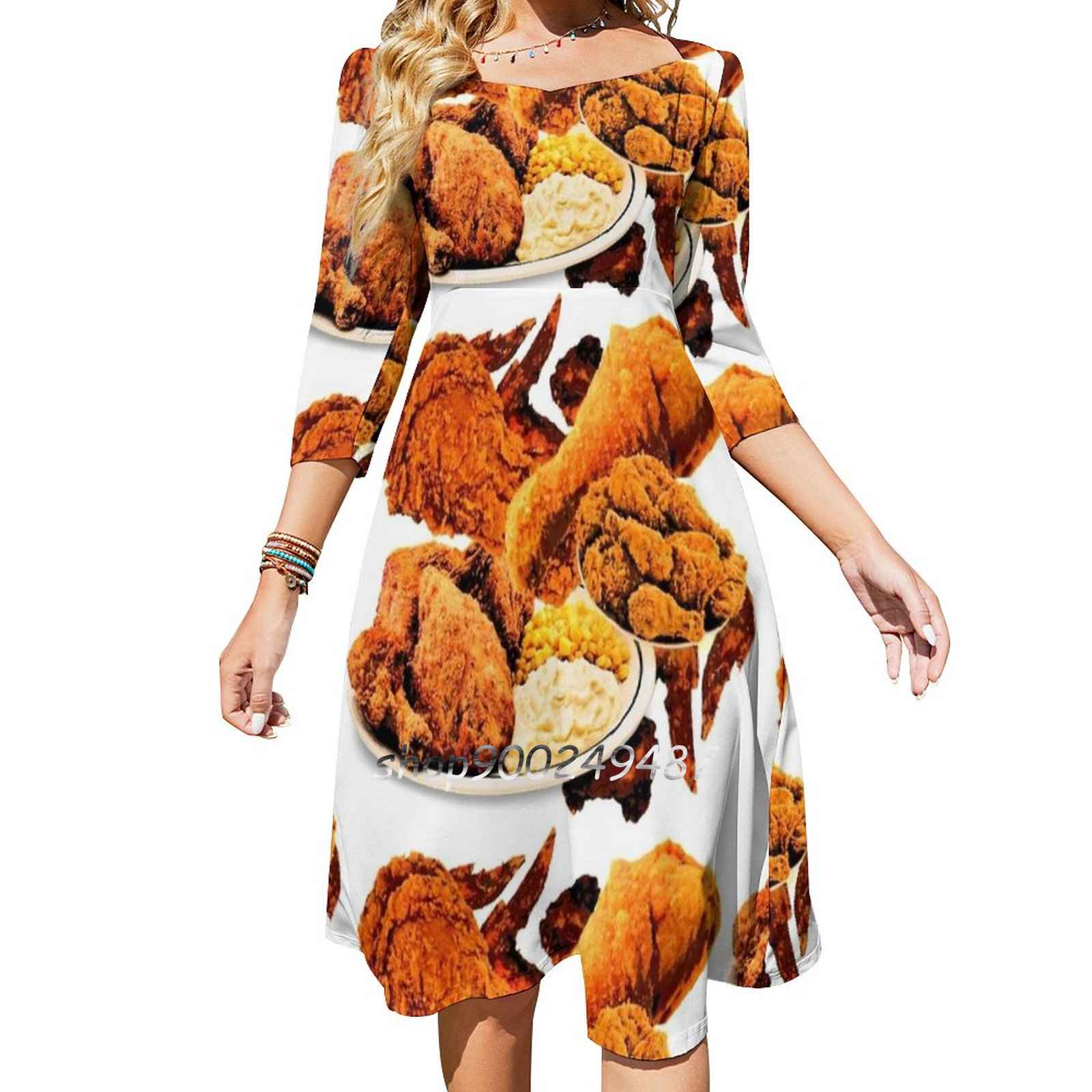 Fried Chicken Sweet Elegant Dr - Yummy Food Snacks 评论和价格