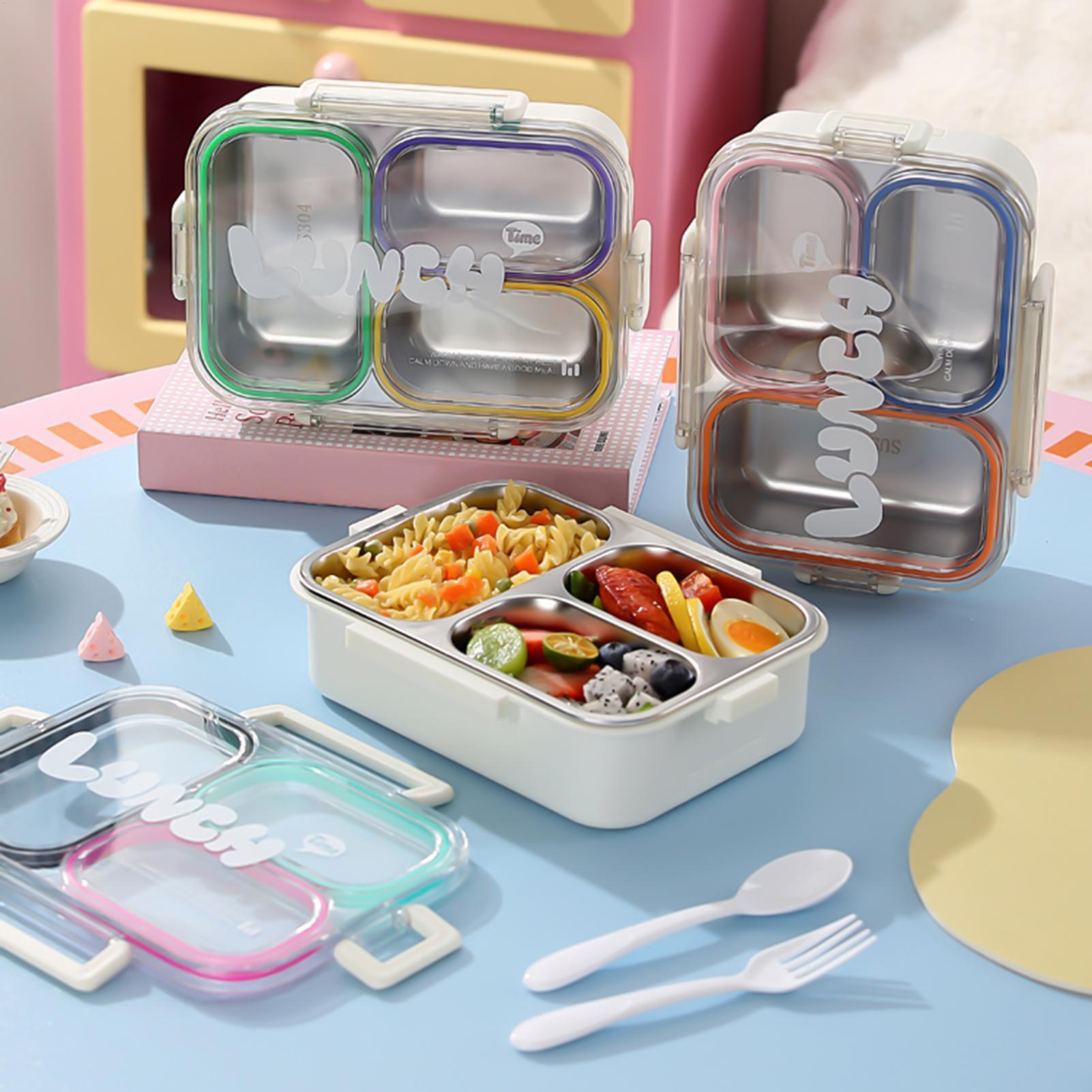 Stainless Steel Lunch Box Divi - Food Snacks For School 评论和价格
