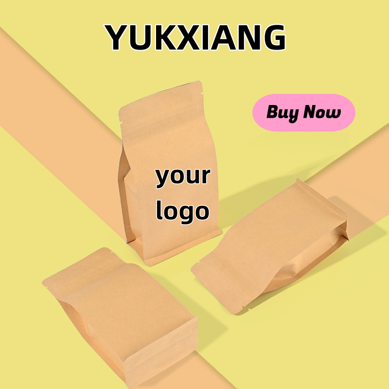 Custom Logo Kraft Paper Alumin - Food Snacks Logos 评论和价格
