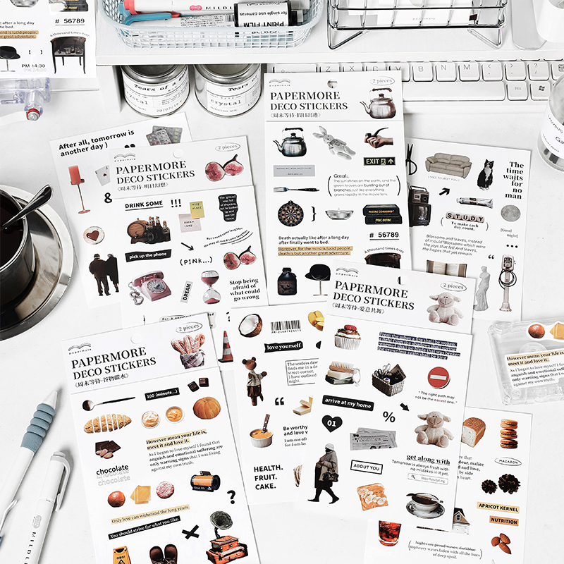 Aesthetic Snack Food Stickers  - Food City Snacks 评论和价格