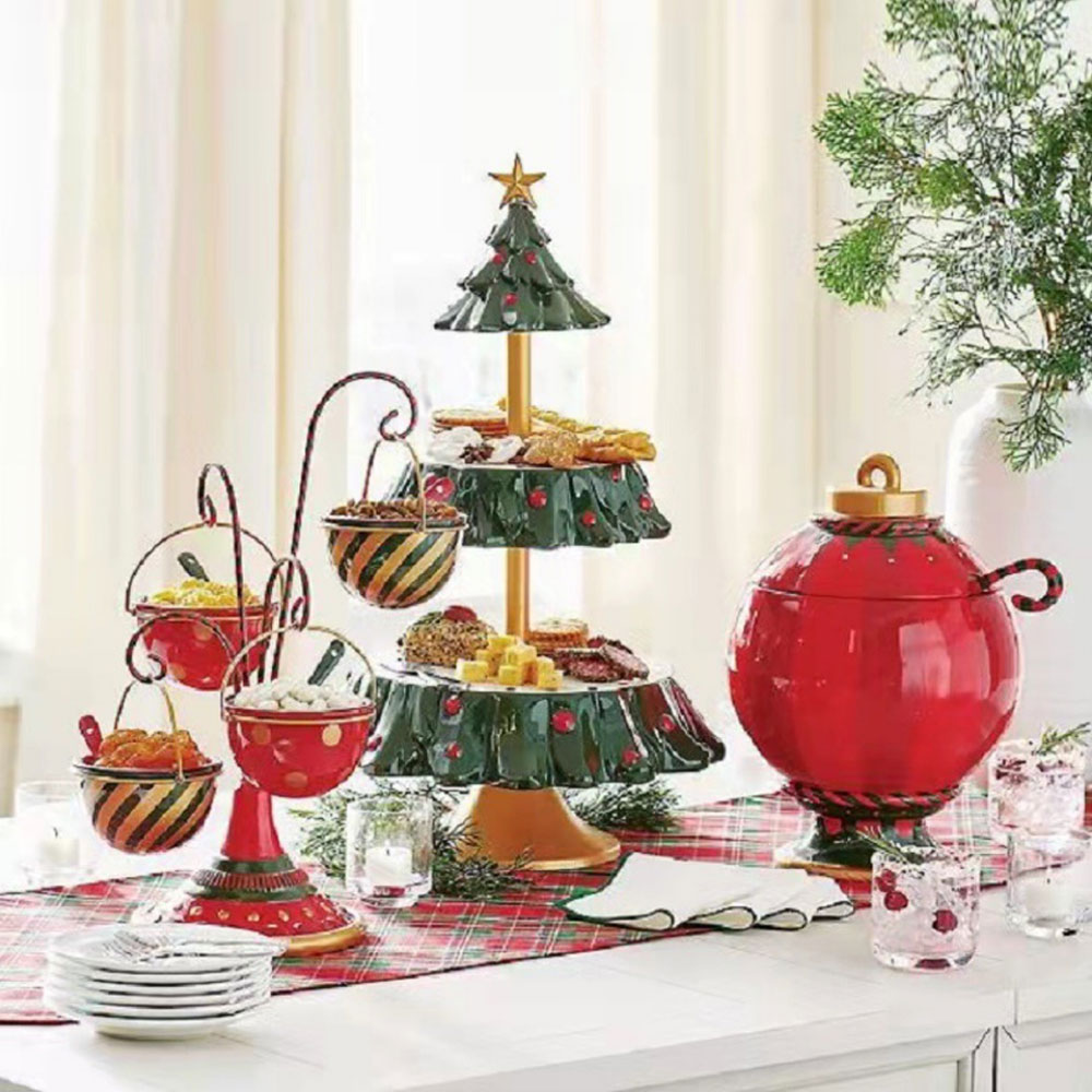 Christmas Tree Dessert Plate N - Food City Snacks 评论和价格