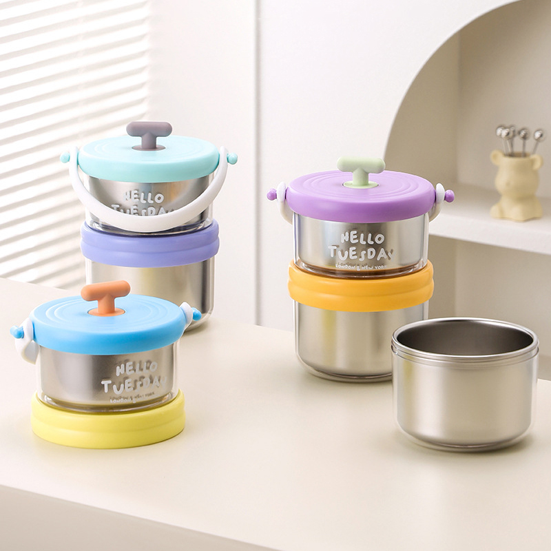 Double Layer Lunch Box 304 Sta - Food Snacks For School 评论和价格
