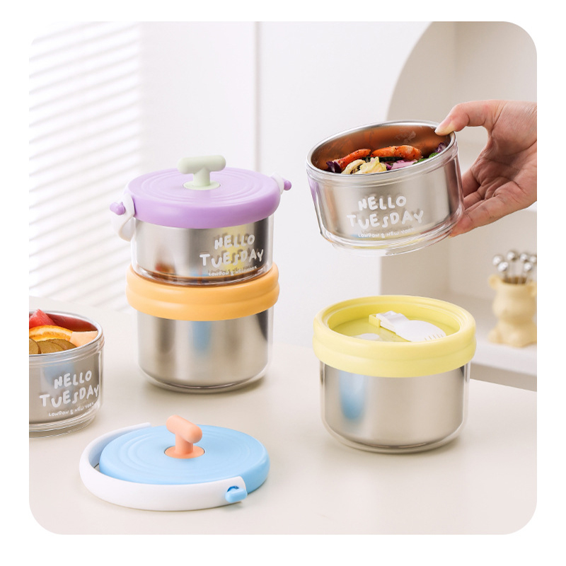 Double Layer Lunch Box 304 Sta - Food Snacks For School 评论和价格