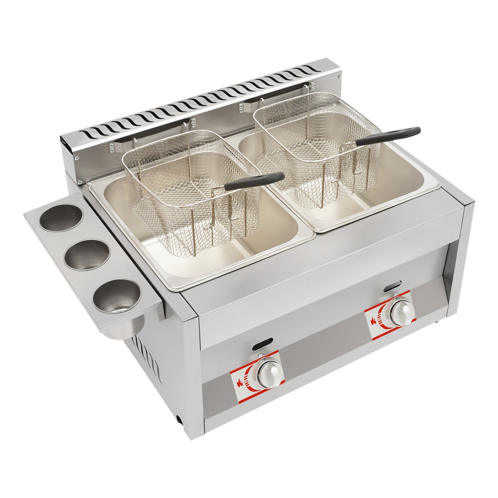 Commercial Deep Fryer 2-Tank 6 - Food Snacks Restaurant 评论和价格