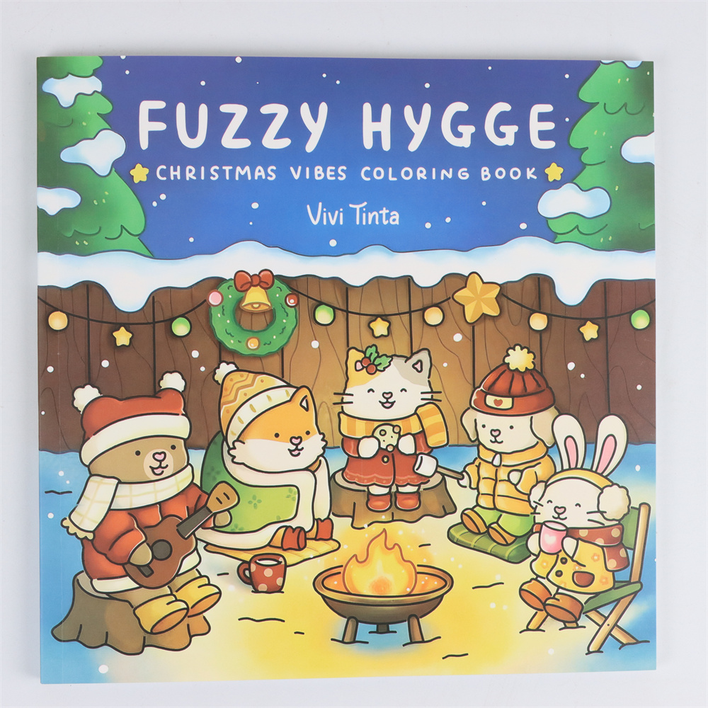 Fuzzy Hygge Christmas Coloring - Food Y Snacks Coloring Book 评论和价格