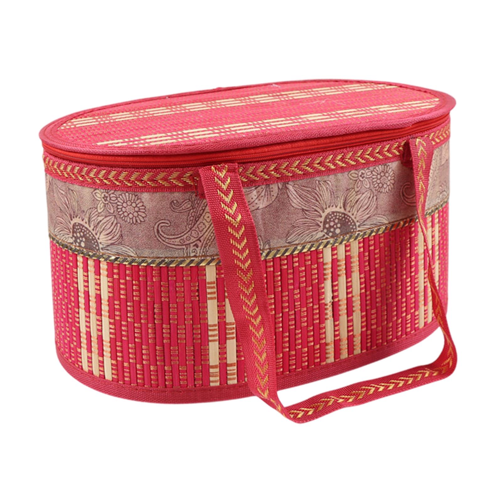 Folding Bamboo Basket Food Sto - Snacks Food Gift Baskets 评论和价格