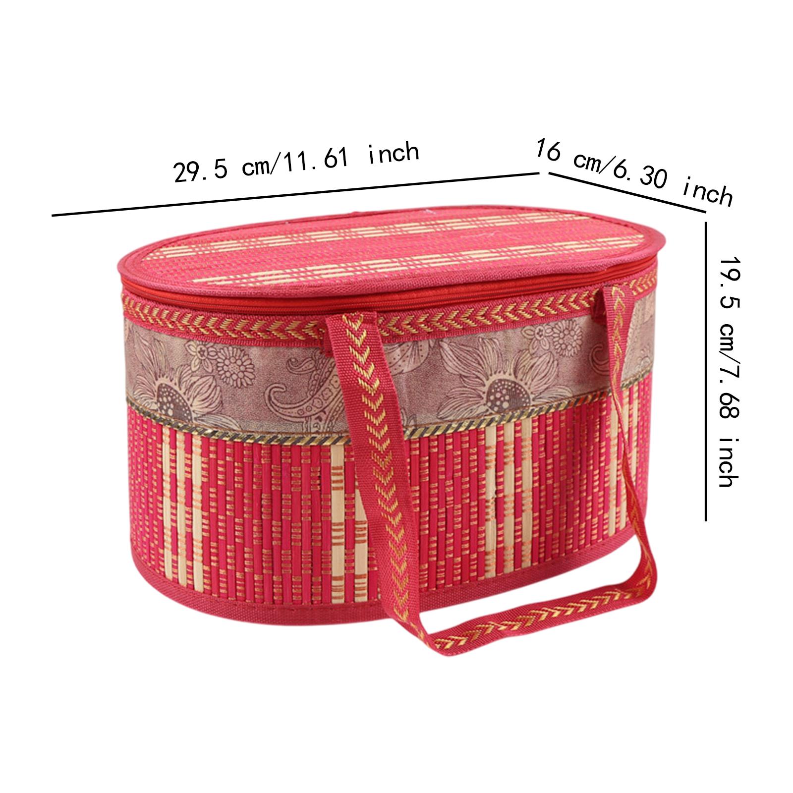 Folding Bamboo Basket Food Sto - Snacks Food Gift Baskets 评论和价格