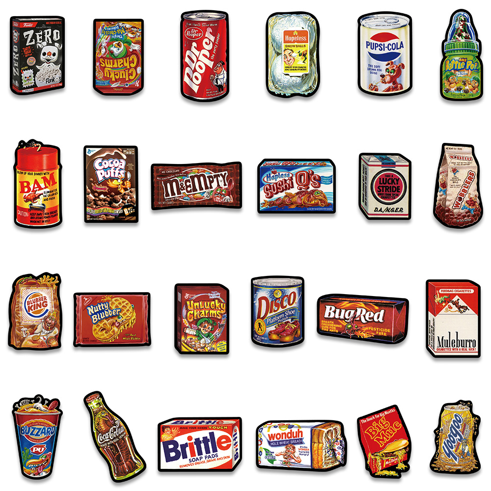 48PCS Cartoon American Snacks  - American Food Y Snacks 评论和价格