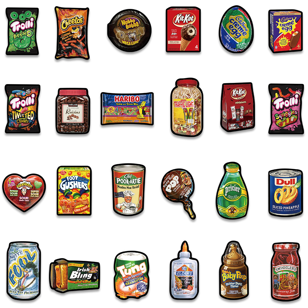 48PCS Cartoon American Snacks  - American Food Y Snacks 评论和价格