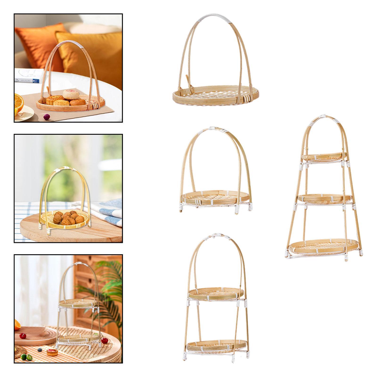Snack Organizer Woven Bamboo T - Snacks Food Gift Baskets 评论和价格