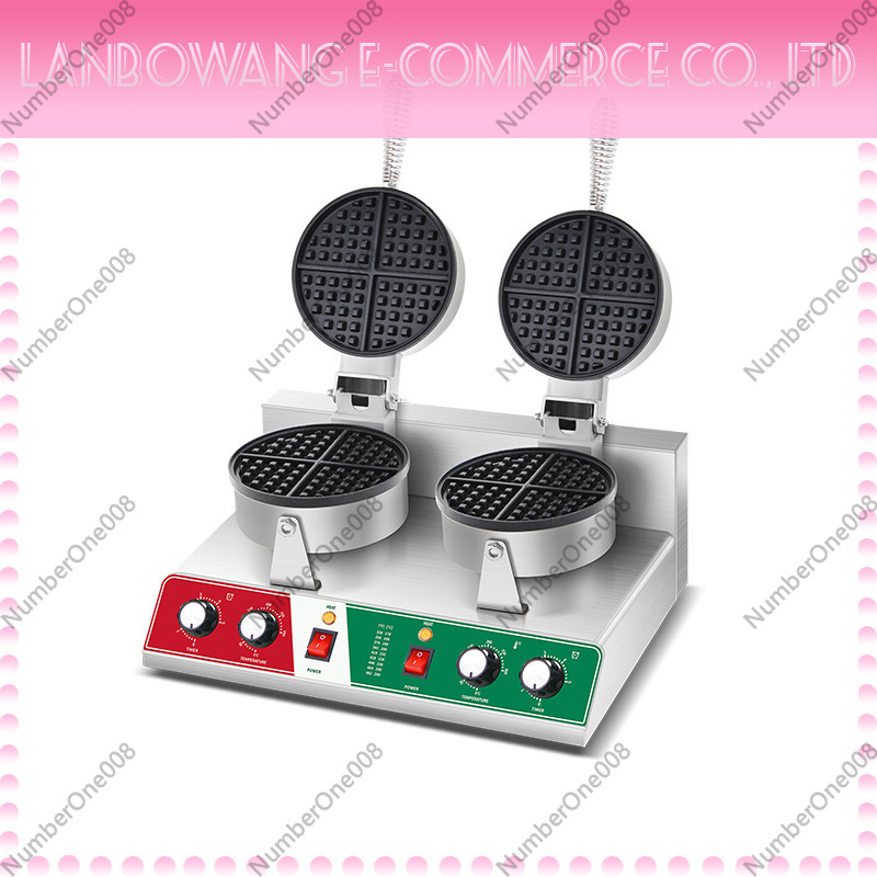 Rotating Waffle Maker Griddle  - Food Snacks Restaurant 评论和价格