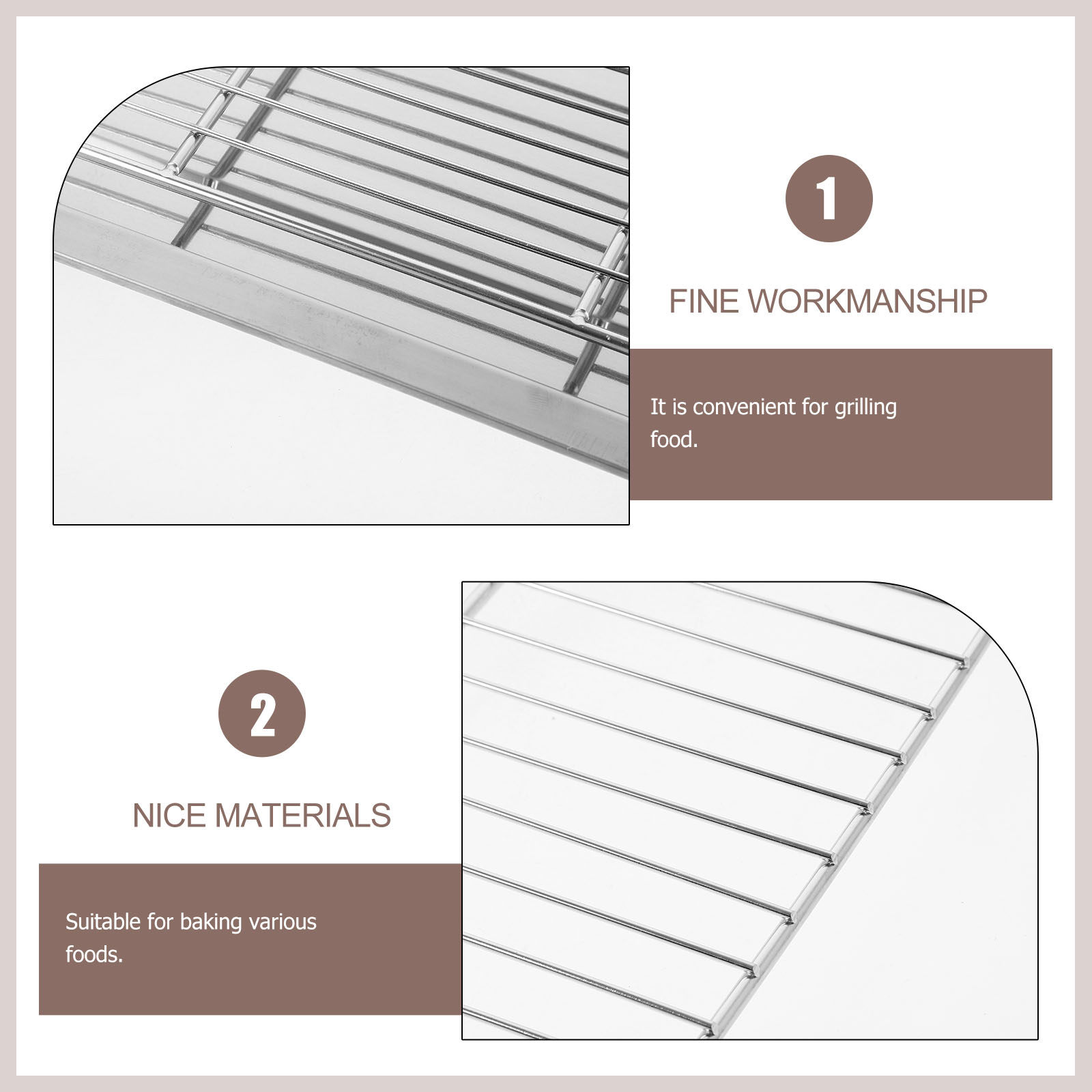 1Set Stainless Steel Wire Baki - Food Snacks Restaurant 评论和价格