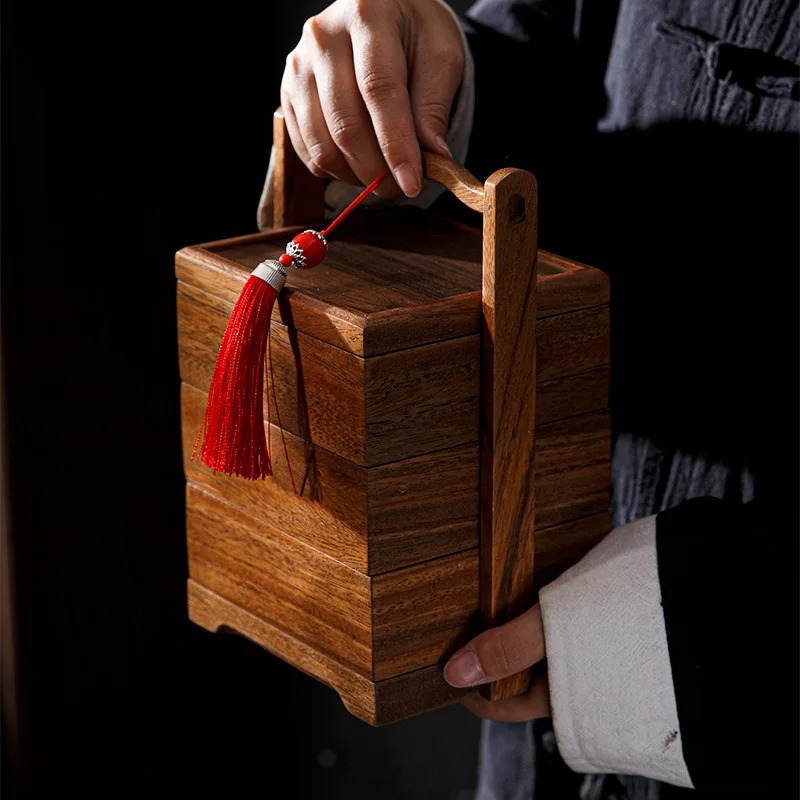 Minimalist Multi-Layer Stackab - Snacks Food Gift Baskets 评论和价格