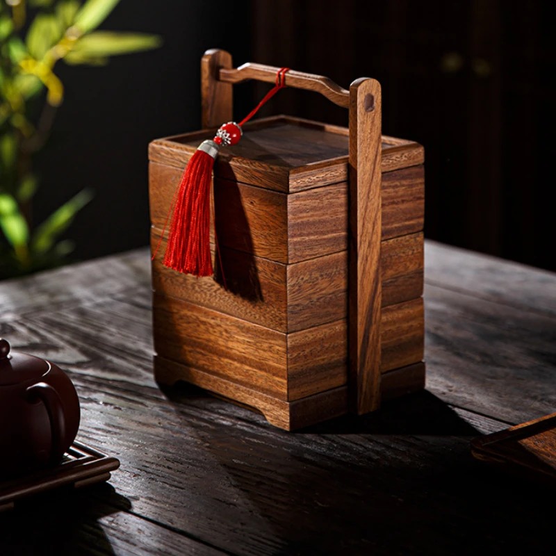 Minimalist Multi-Layer Stackab - Snacks Food Gift Baskets 评论和价格