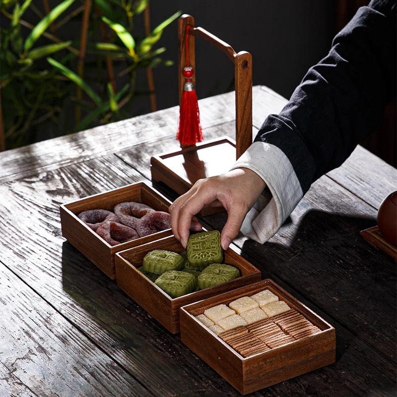 Minimalist Multi-Layer Stackab - Snacks Food Gift Baskets 评论和价格