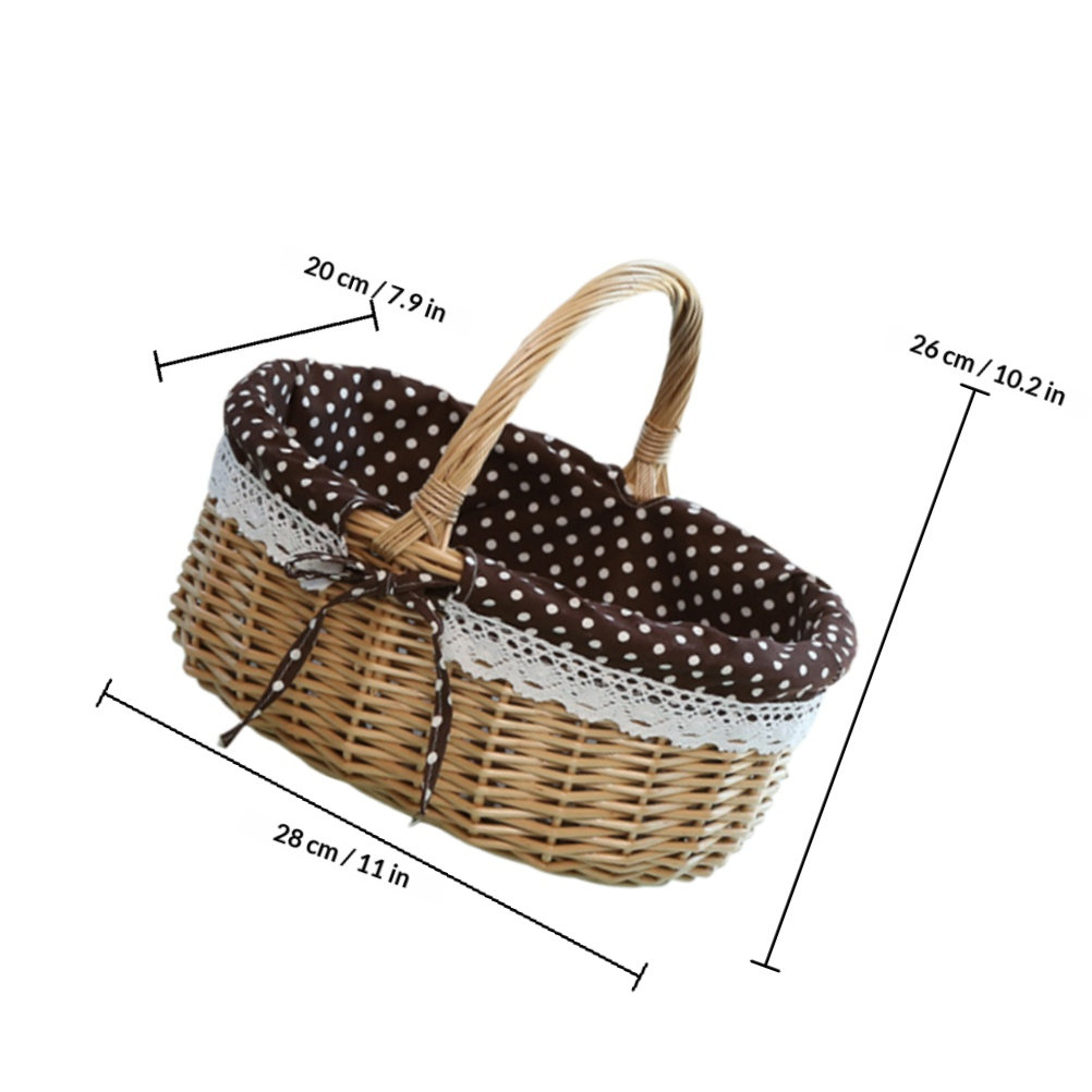 Stylish Handmade Wicker Fruit  - Snacks Food Gift Baskets 评论和价格