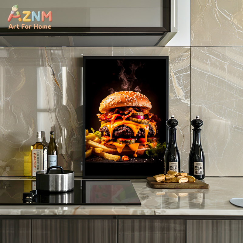 AZNM Gourmet Food Canvas Poste - Food Snacks Restaurant 评论和价格