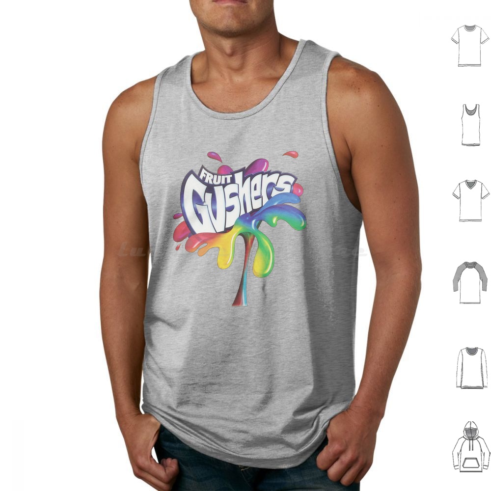 Fruit Gushers 90s Logo Tank To - Food Snacks Logos 评论和价格