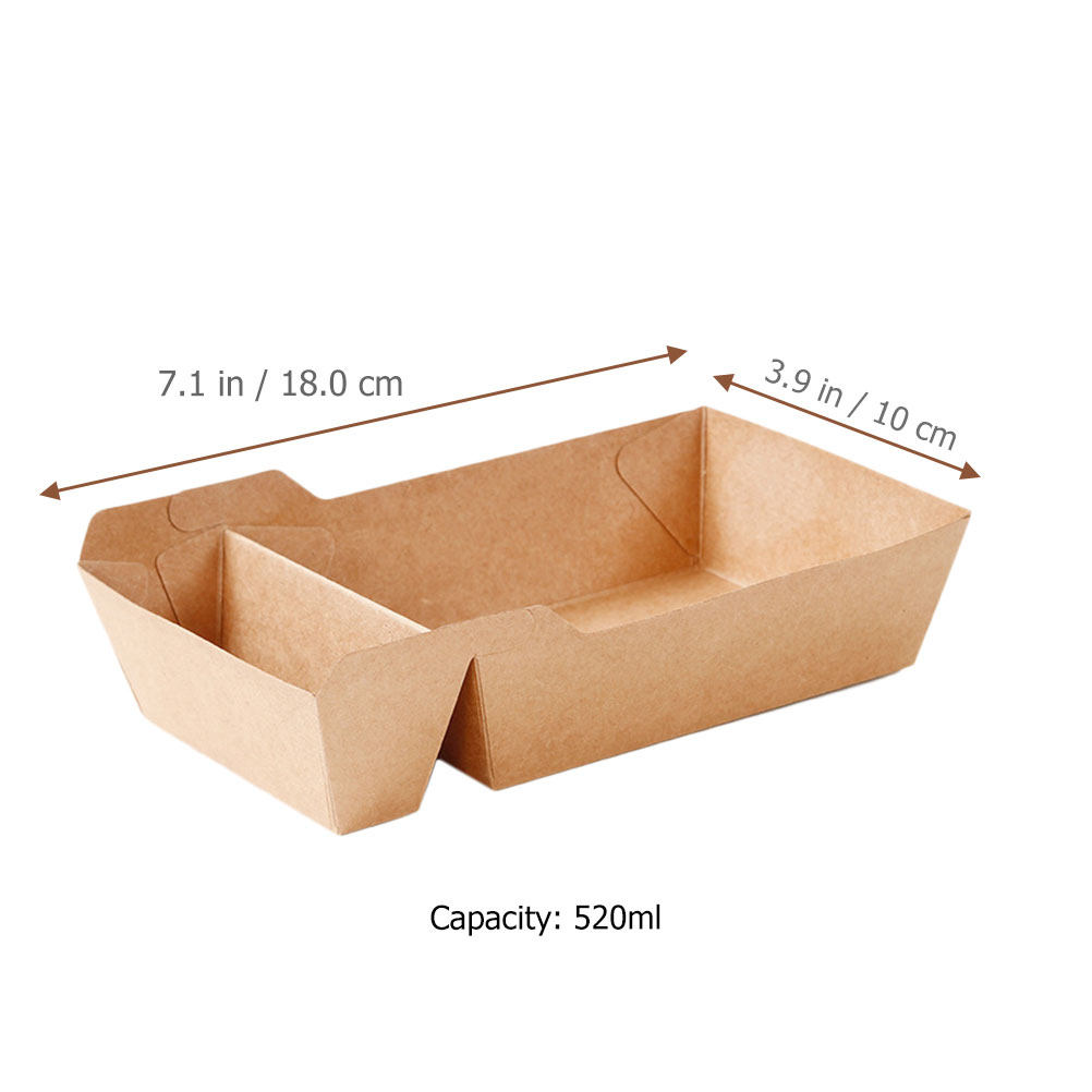 50Pcs Paper Food Box Large Qua - Food Snacks Quantity 评论和价格