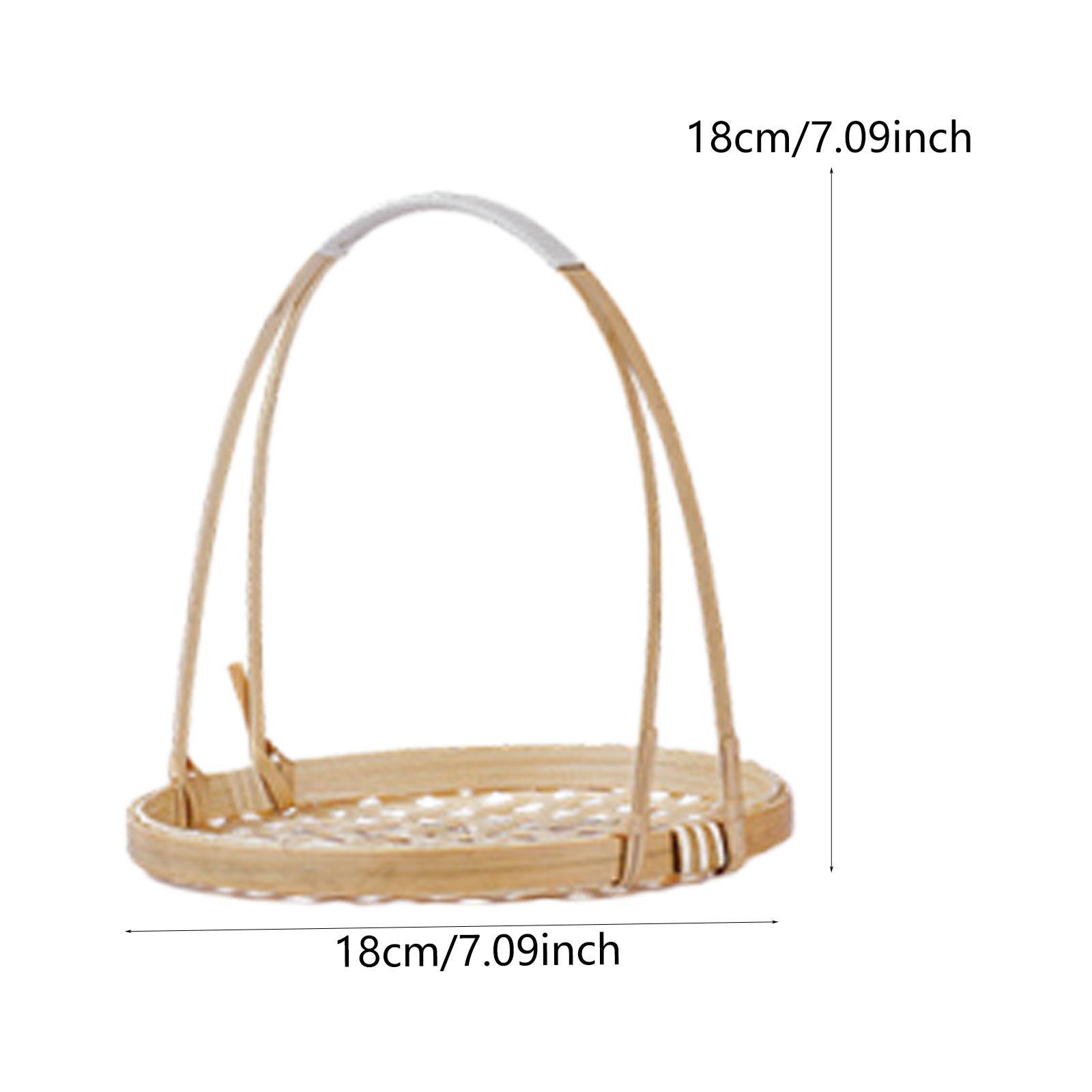 Bamboo Woven Snack Organizer M - Snacks Food Gift Baskets 评论和价格