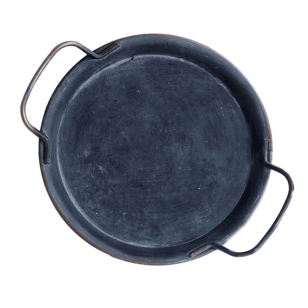 1Pcs Rustic Iron Storage Tray  - Food Snacks With Iron 评论和价格
