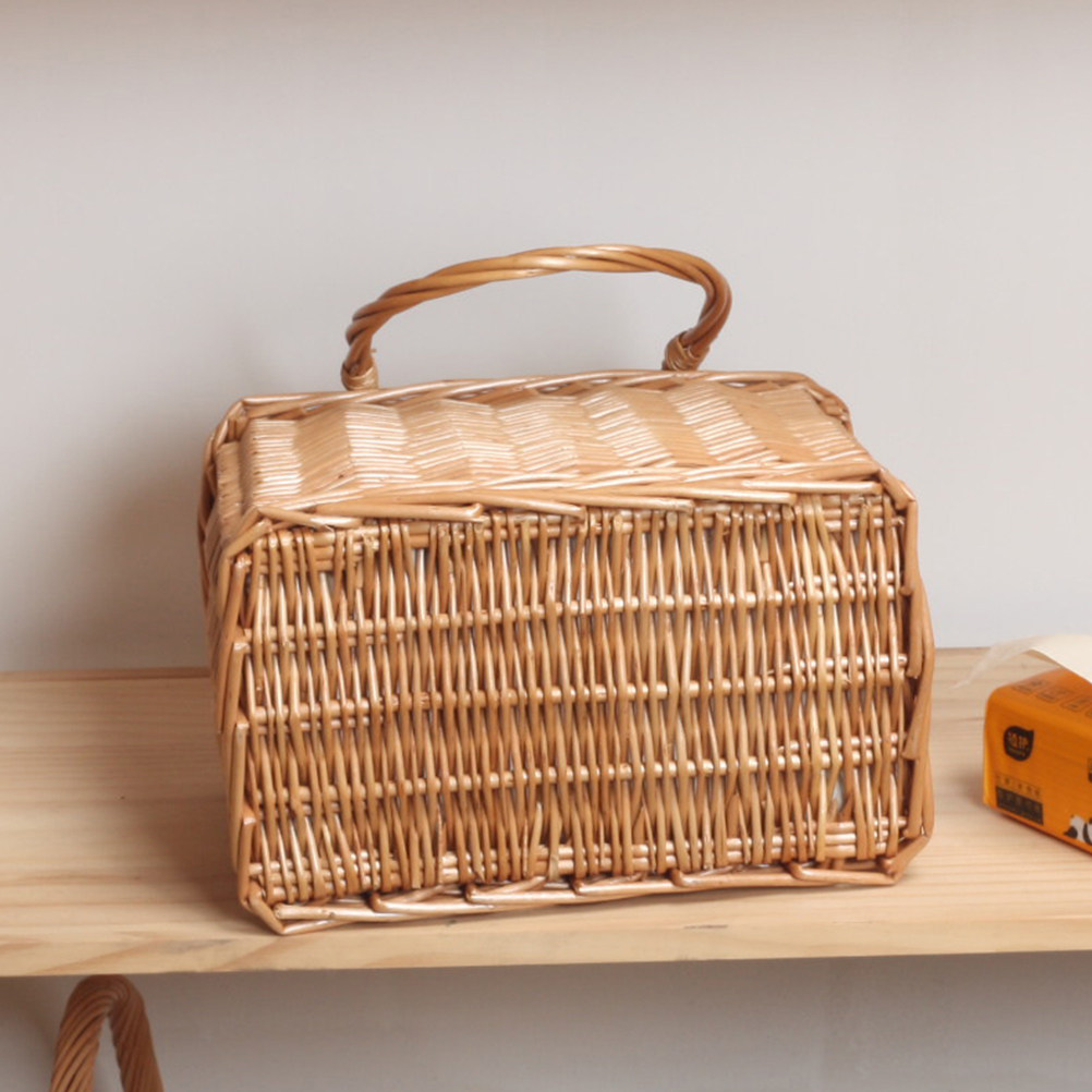 1Pcs Wicker Storage Basket Por - Snacks Food Gift Baskets 评论和价格
