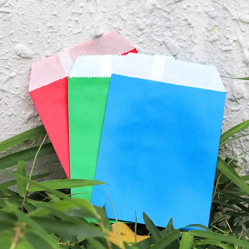 50/100pcs color Gift Kraft Pap - Food Snacks For School 评论和价格