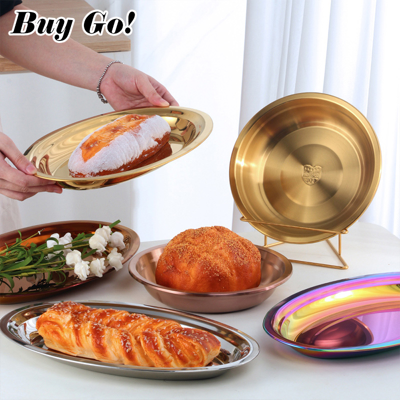 1/2PCS Stainless Steel Food Pl - Food Snacks To Buy 评论和价格