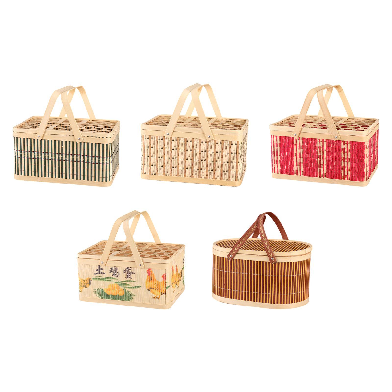 Flower Basket Portable Gift Wr - Snacks Food Gift Baskets 评论和价格