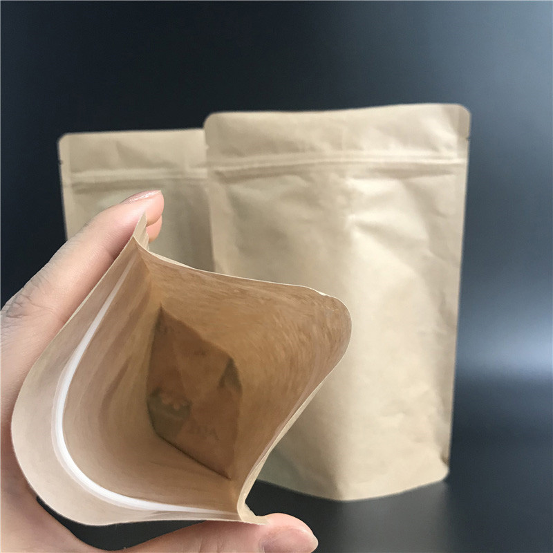 50pcs Resealable Doypack Brown - Food Energy Snacks 评论和价格