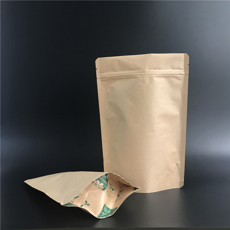 50pcs Resealable Doypack Brown - Food Energy Snacks 评论和价格