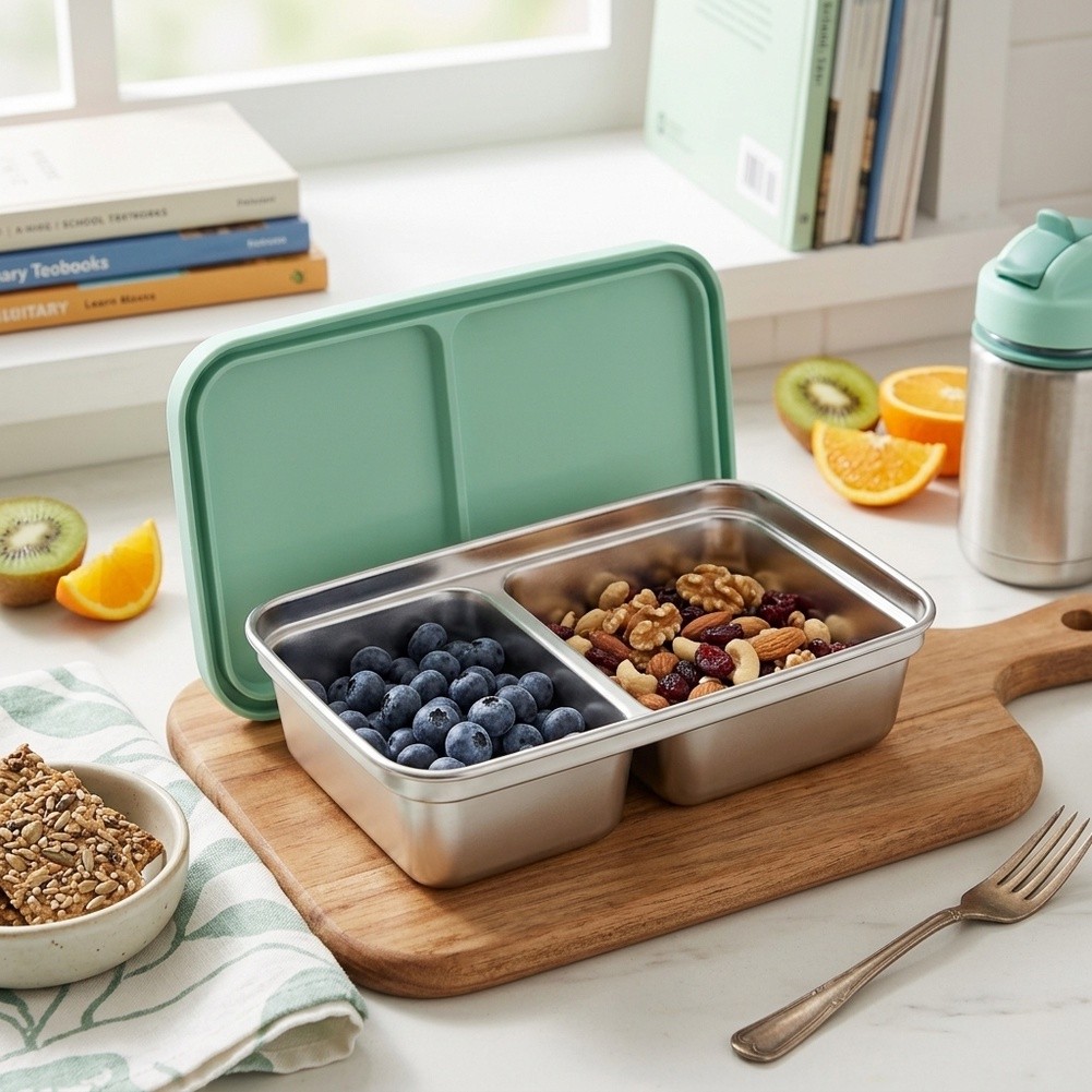 Stainless Steel Toddler Lunch  - Food Snacks For School 评论和价格