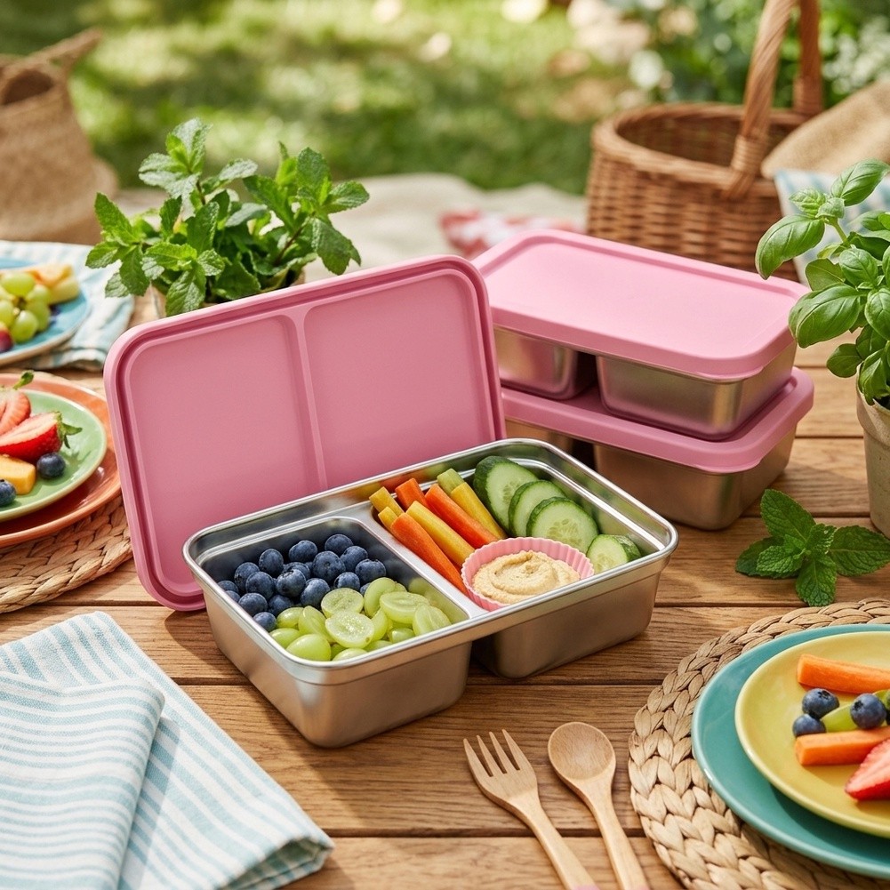 Stainless Steel Toddler Lunch  - Food Snacks For School 评论和价格