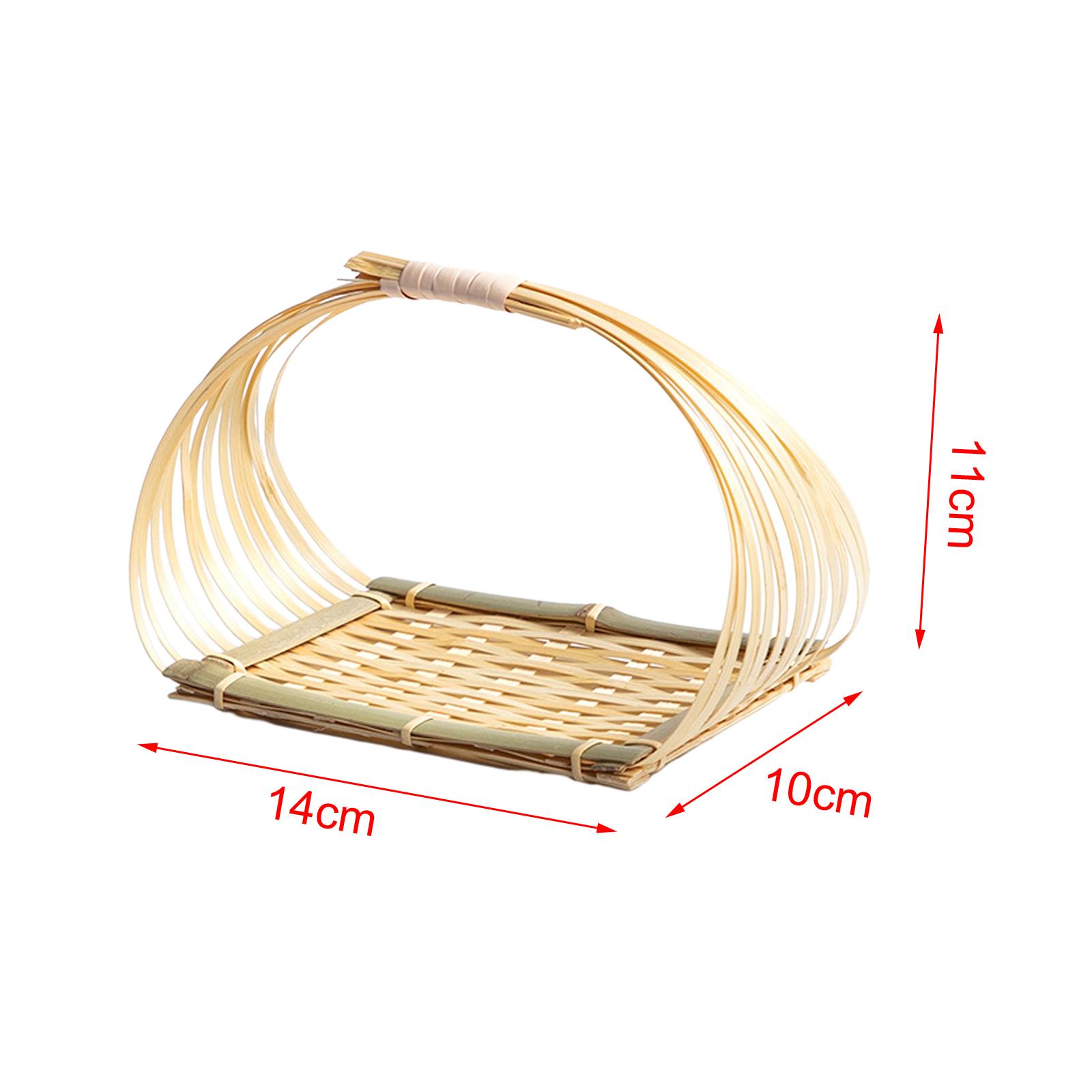 Picnic Woven Basket Bamboo Foo - Snacks Food Gift Baskets 评论和价格