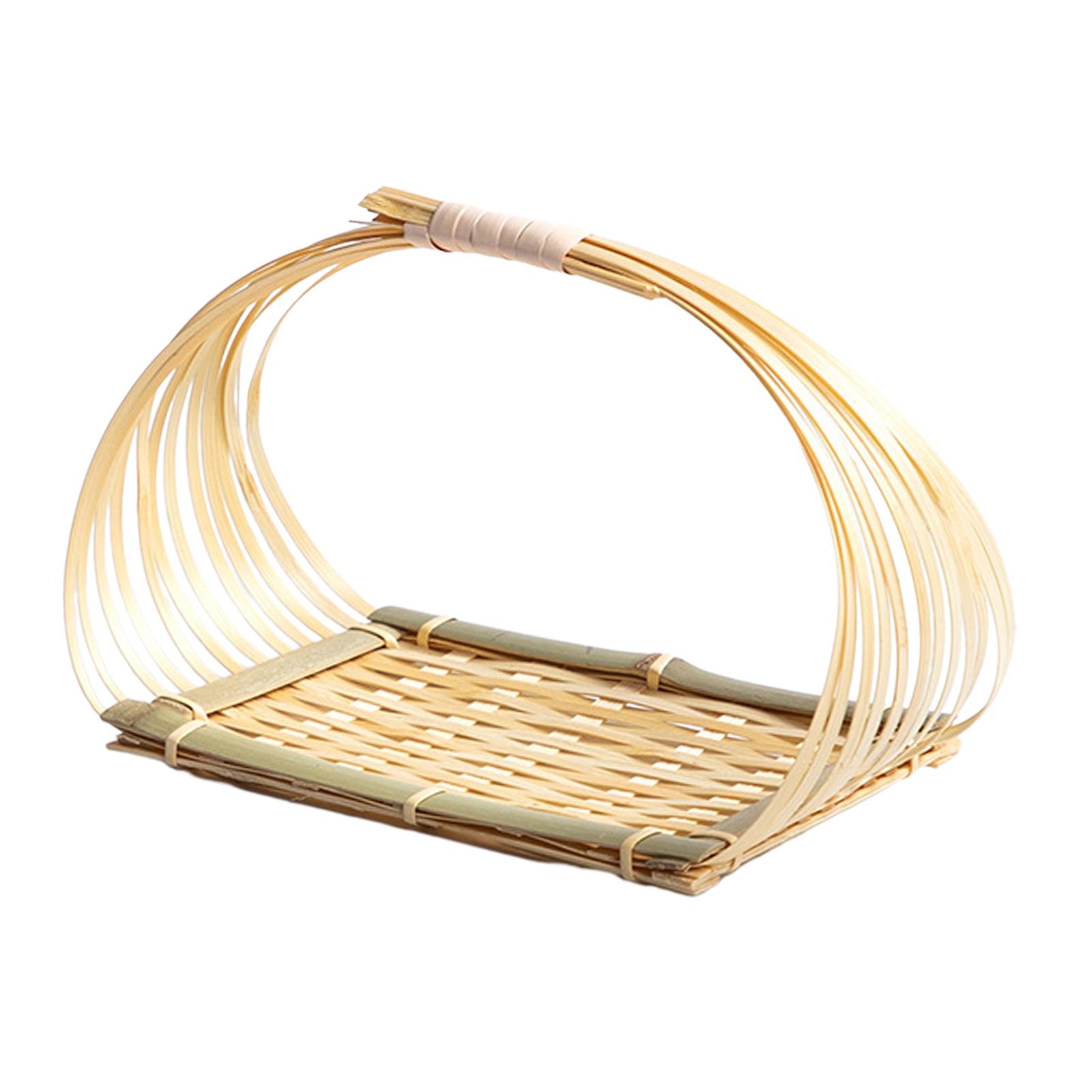 Bamboo Handwoven Dessert Baske - Snacks Food Gift Baskets 评论和价格