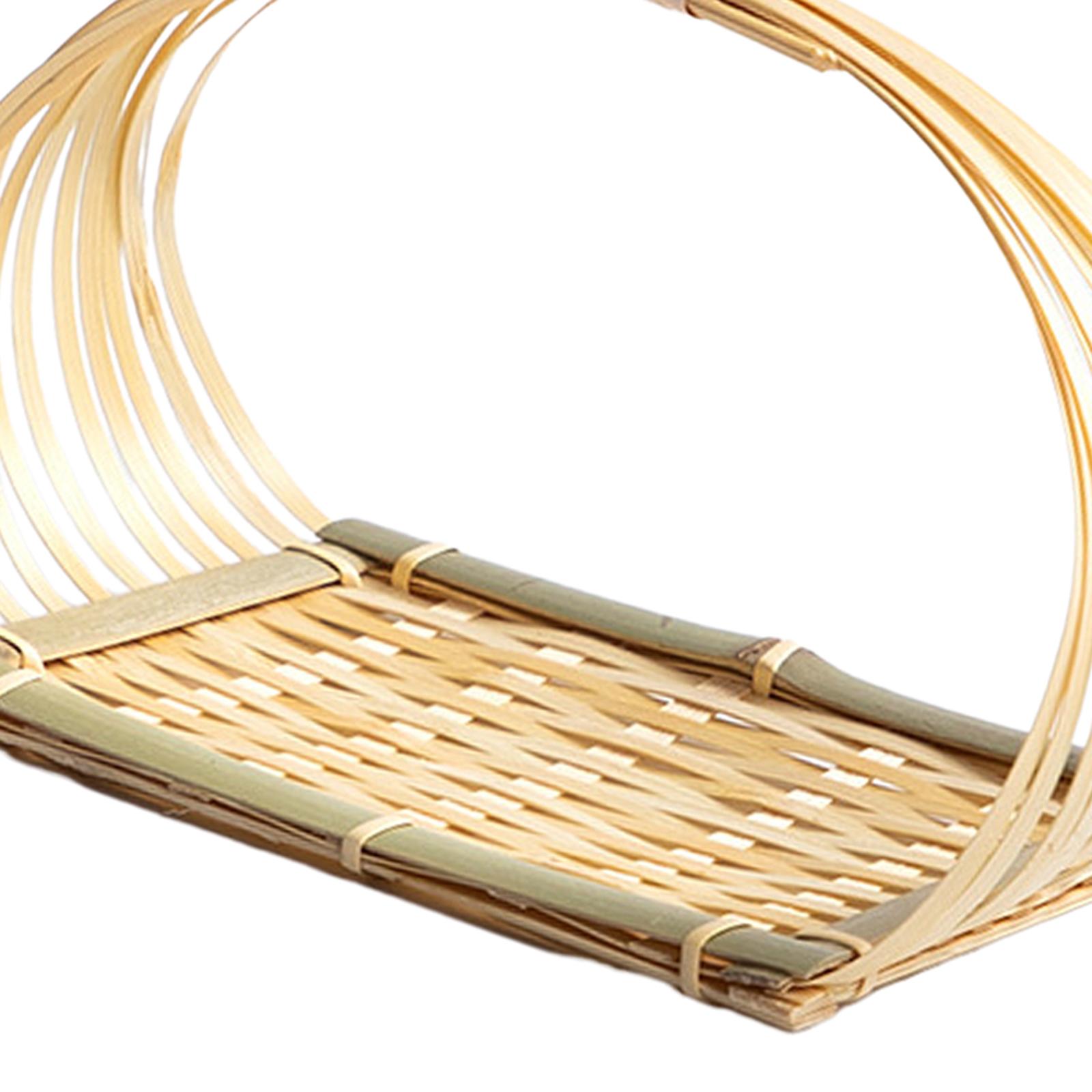Bamboo Handwoven Dessert Baske - Snacks Food Gift Baskets 评论和价格