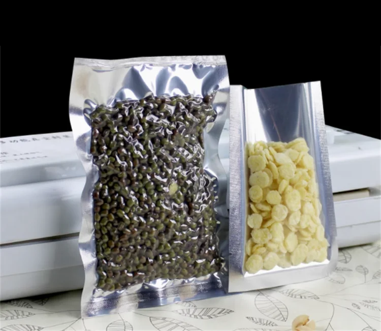 100 Pack Silver Glossy Flat Po - Food Snacks For School 评论和价格