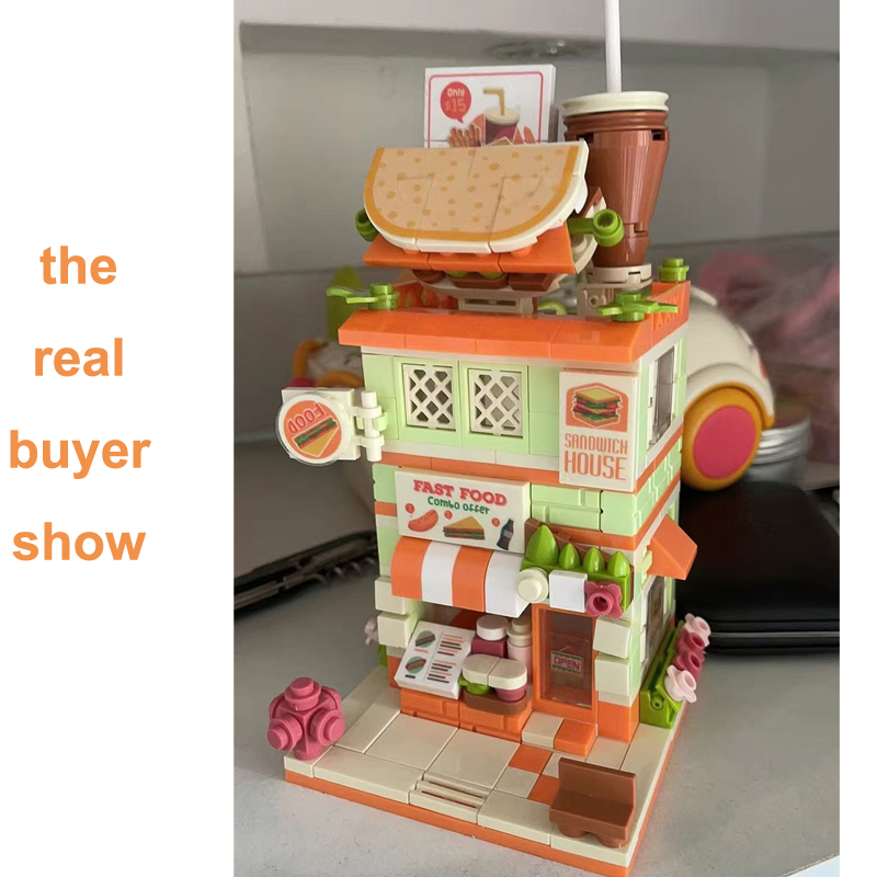 Creative Snack Bar Bricks Mode - Food City Snacks 评论和价格